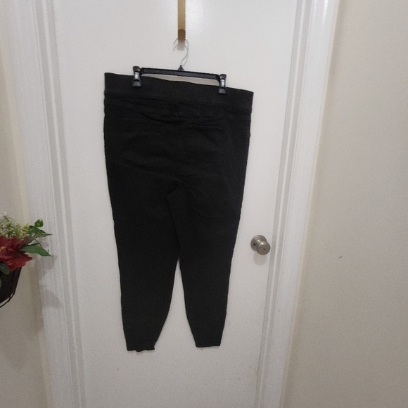 Spanx  black vintage distress  denim leggings/ jeggings pull on 3xl new - Picture 7 of 13